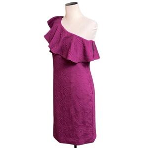 Lilly Pulitzer Bordeaux One Shoulder Dress NWT